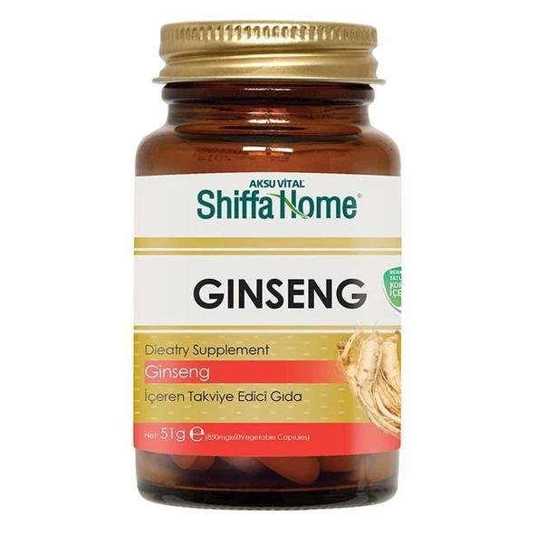 Shiffa Home Kırmızı Ginseng Kapsül 60 kapsül ürün görseli 1