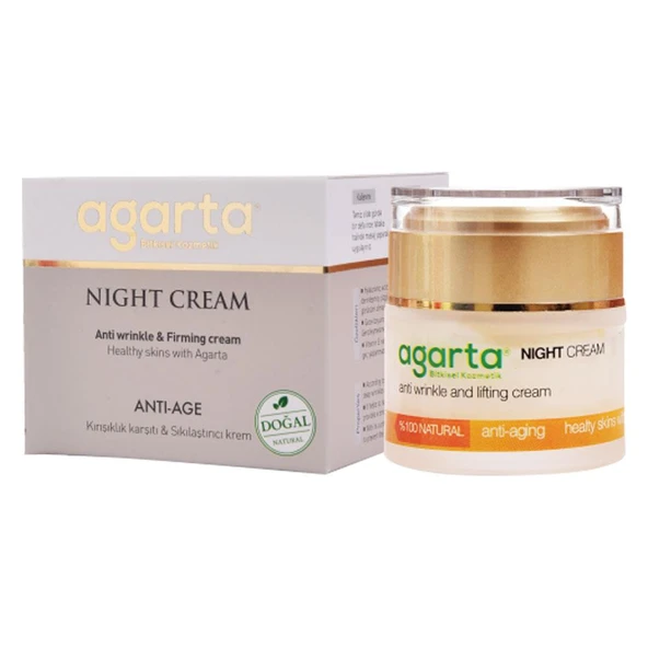 Agarta Doğal Gece Kremi 50 ml ürün görseli 1
