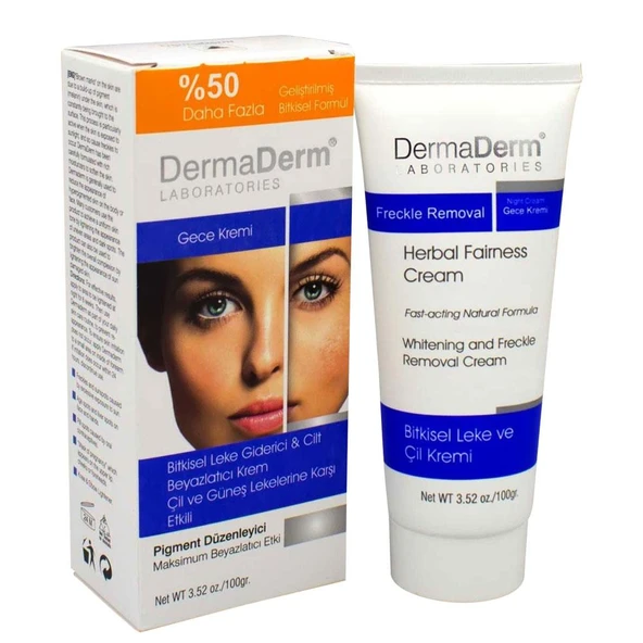 Dermaderm Leke Giderici Cilt Beyazlatıcı Gece Kremi 100 gr ürün görseli 1