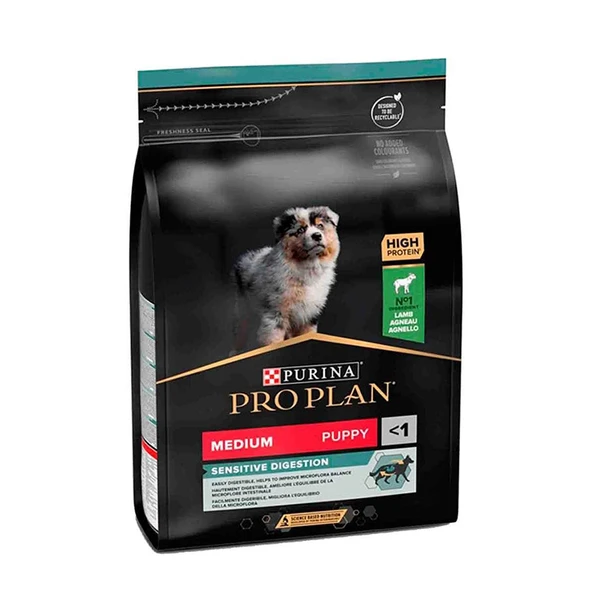 Pro Plan Medium Puppy Kuzulu Yavru Köpek Maması 3 Kg ürün görseli 1