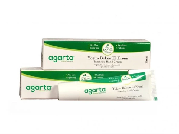 Agarta Doğal Yoğun Bakım El Kremi 20 ml ürün görseli 1