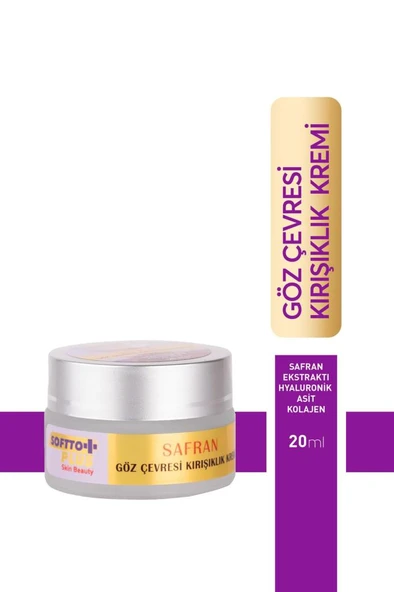 Softto Plus Safran Göz Çevresi Kırışıklık Kremi 20 Ml ürün görseli 1