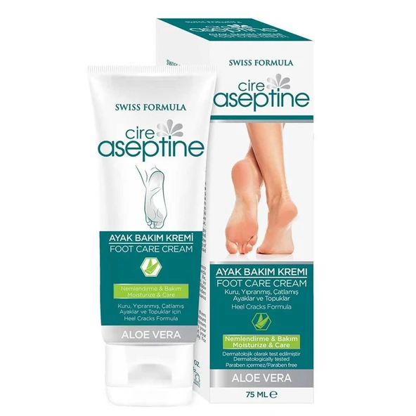 Cire Aseptine Aloe Vera Özlü Ayak Bakım Kremi 75 ml ürün görseli 1