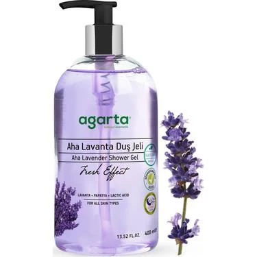 Agarta Doğal AHA Lavanta Duş Jeli 400 ml ürün görseli 1