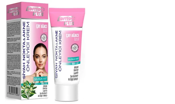 Softto Plus Çayağacı Özlü Akne Krem 50 ml ürün görseli 1