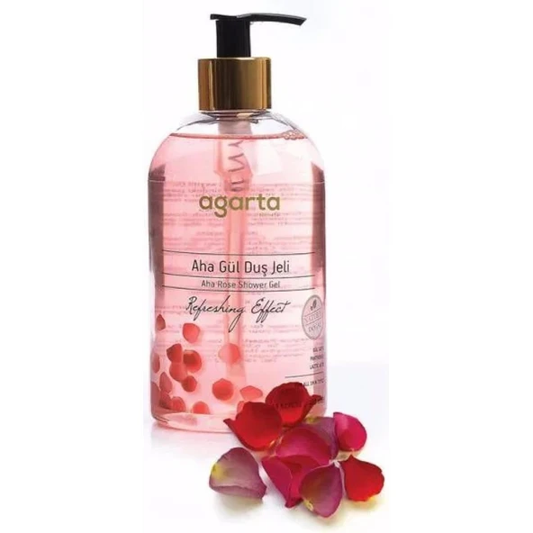 Agarta Doğal AHA Gül Duş Jeli 400 ml ürün görseli 1