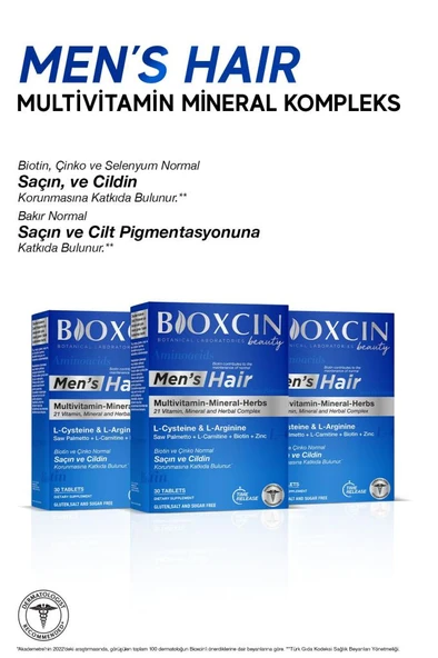 Bıoxcın Mens Hair 30 Tablet - Resim 6