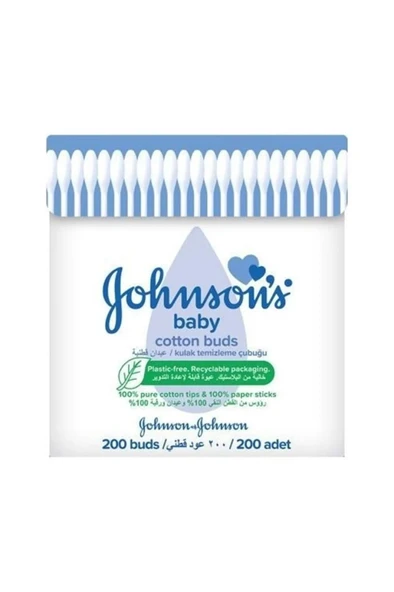 Johnson's Baby Johnsons Baby Kulak Temizleme Çubuğu 200 Adet ürün görseli 1