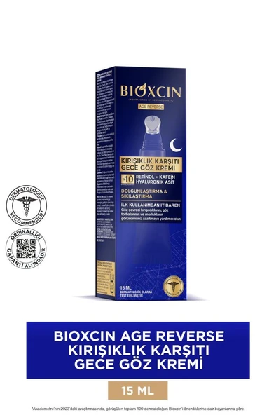 Bioxcin Age Reverse Kırışıklık Karşıtı Göz Kremi 15 ML ürün görseli 1