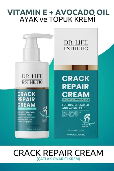 Dr. Life Esthetic Çatlak Onarıcı Ayak ve Topuk Kremi Crack Repair Cream 100 ml ürün görseli 1