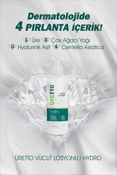 Üretto Hydro Vücut Losyonu 200ml - Resim 2