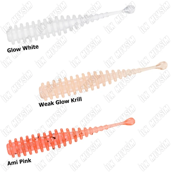 Daiwa Aji Hunter Worm Ring 3,8cm Silikon Yem - Resim 2