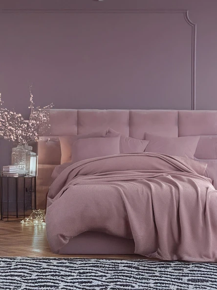 Ecocel Pike Örtü Battal 220x230cm Karde Mürdüm ürün görseli 1