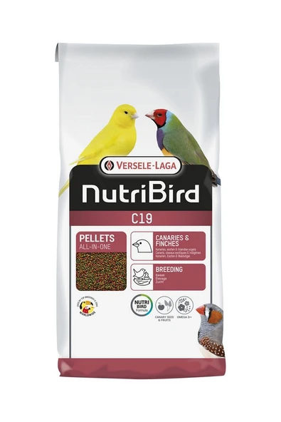 Nutrıbırd C19 Pelet Kanarya Fınch Pelet Yem 3kg ürün görseli 1