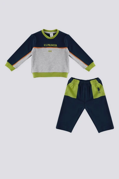 U.S. Polo Assn Koyu  Cepli Bebek 2 Li Takım ürün görseli 1