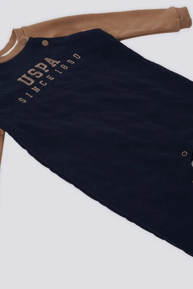 U.S. Polo Assn Çırçıt Detay  Bebek Tulum - Resim 2