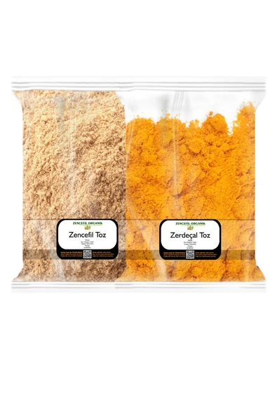 Toz Zerdeçal 250 g + Toz Zencefil 250 g ürün görseli 1