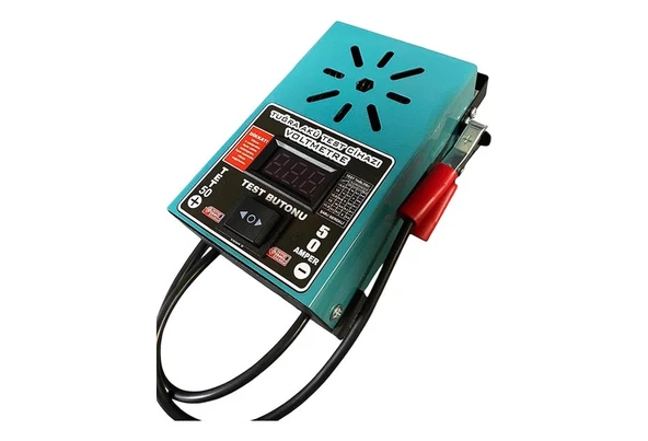 TUĞRA 6-12-24 VOLT 50 AMPER AKÜ TEST CİHAZI TET50 ürün görseli 1