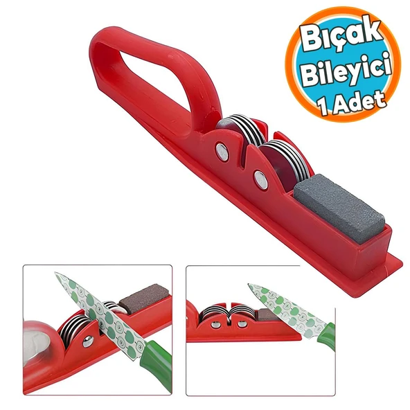 Bıçak Elmas Bileyici Taşlı Keskinleştirici Satır Bileyleme Pratik Oynar Bileyli 1 Adet ürün görseli 1
