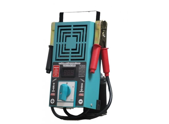 TUĞRA 6-12-24 VOLT 200 AMPER AKÜ TEST CİHAZI TET200 ürün görseli 1