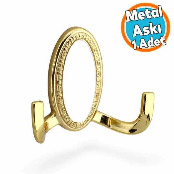 Askı Gold Altın Dolap Askılık Askılığı Duvar Vestiyer Banyo Mutfak Elbise Kıyafet Çanta Askısı ürün görseli 1
