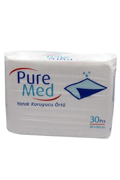 PUREMED Hasta Altı Bezi Yatak Koruyucu Örtü 60x90 Cm 30 Adet ürün görseli 1