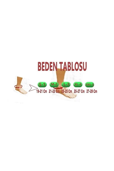ONEFİX Örme Silikon Destekli Ayak Bilekliği Jetsepet - Resim 4