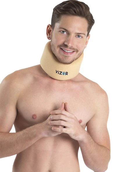 VİZOR Sünger Boyunluk Comfort Boyun Fıtığı,boyun Destekler Boyun Düzleşmesi Boyun Ağrısı ürün görseli 1