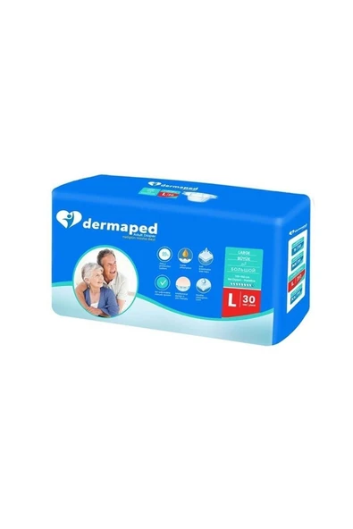 DERMAPED Bel Bantlı L 30'lu Hasta Bezi ürün görseli 1