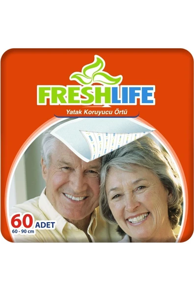 FRESHLİFE Yatak Koruyucu Örtü 60x90 Cm 30x2 (60 ADET) ürün görseli 1