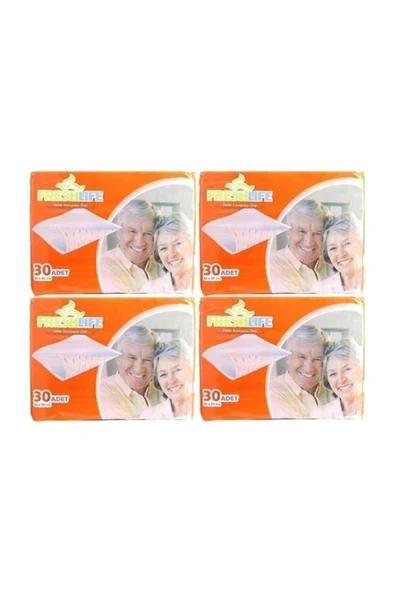 FRESHLİFE 60x90 Cm Yatak Koruyucu Örtü 4 Paket 120 Adet Freshlıfe ürün görseli 1