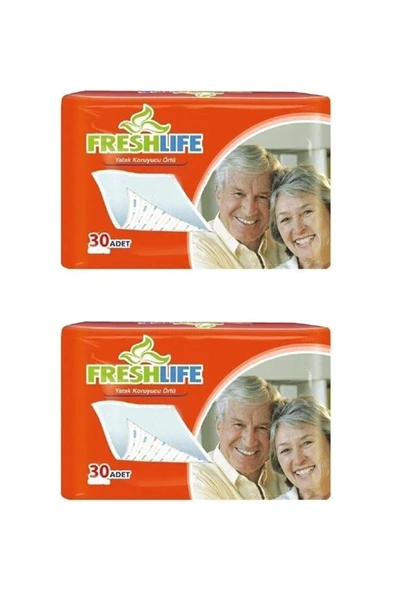 FRESHLİFE 30 Lu 2 Paket 60 Adet 60x90 Yatak Koruyucu ürün görseli 1