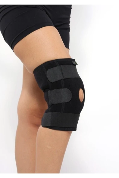 ONEFİX Patella Destekli Dizlik (tek Beden)[ Siyah Renk] ürün görseli 1