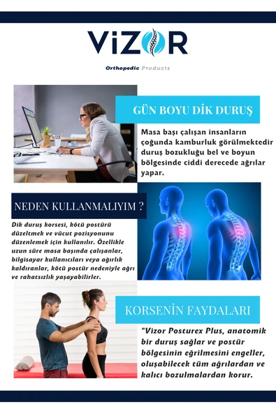 VİZOR POSTUREX PLUS (SİYAH) - Resim 4