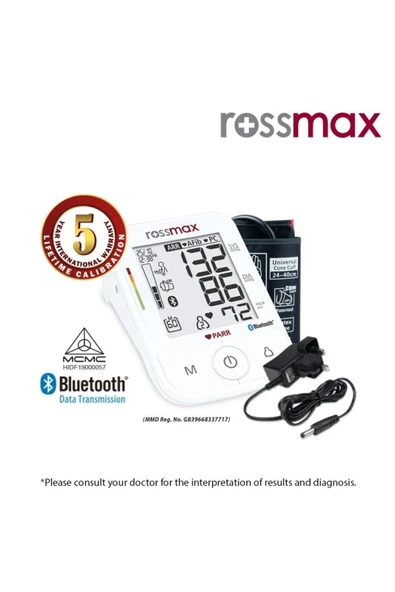 ROSSMAX X5 Bt Bluetooth Otomatik Tansiyon Aleti ürün görseli 1