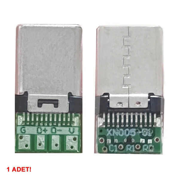 Erkek Type C to Dip Soket 4 Pin USB 3.1 Smd Lehimlenebilir Padler Konnektör Telefon Şarj Board Usb Kablo Flash Disk ürün görseli 1