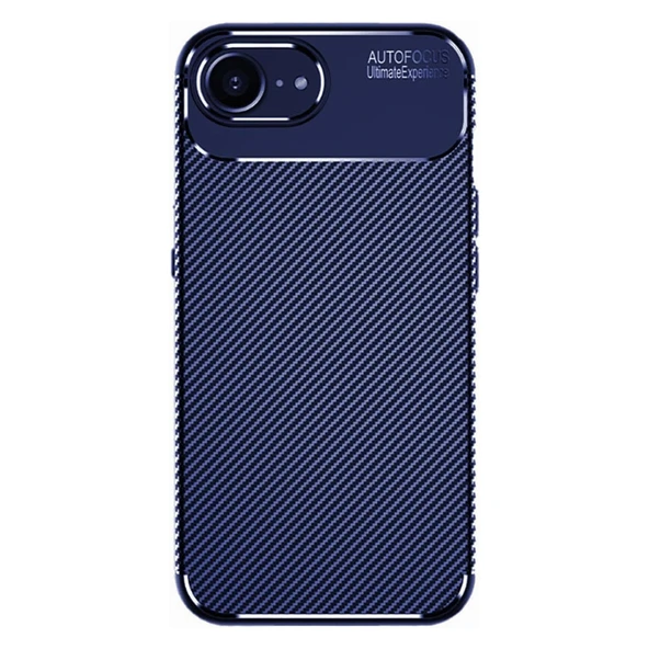 iPhone 16e Kılıf Focus Carbon Silikon Kapak - Resim 5
