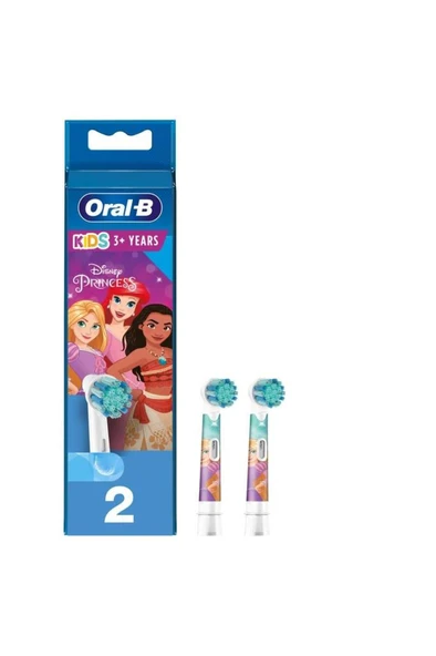 Oral-B Çocuklar Için Yedek Başlık Extra Yumuşak 2'li Prenses ürün görseli 1