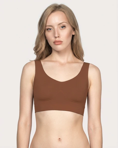 KAHVE MI Emay 4005 Soft Kalın Askı Büstiyer ürün görseli 1