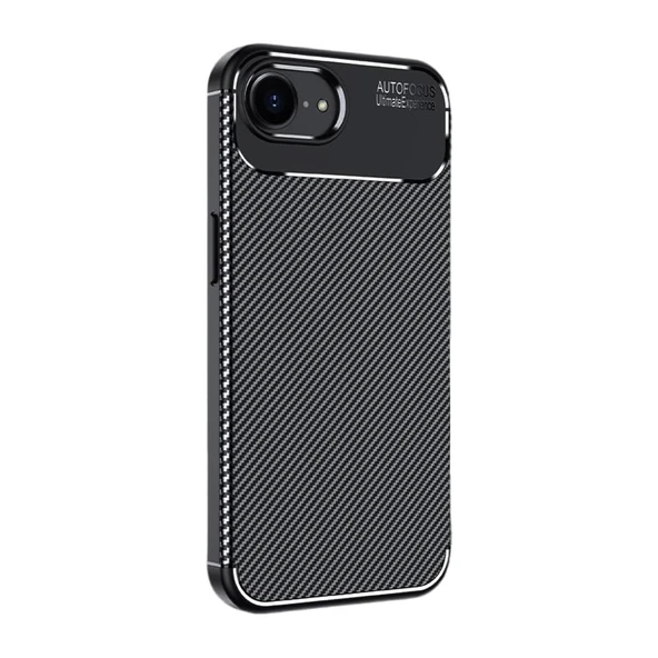 iPhone 16e Kılıf Focus Carbon Silikon Kapak - Resim 2