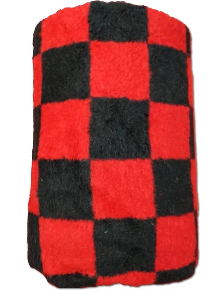 Tek Kişilik, Ekose Desenli, Peluş Genç Battaniyesi ürün görseli 1