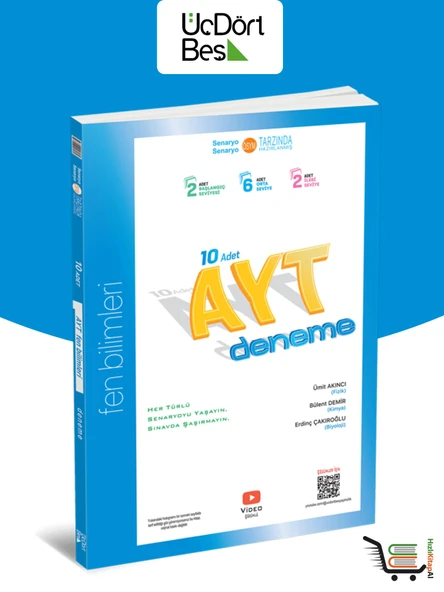 345-AYT Fen Bilimleri 10'Lu Deneme 2025 Model ürün görseli 1