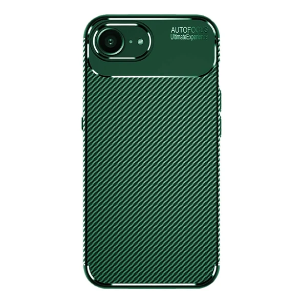 iPhone 16e Kılıf Focus Carbon Silikon Kapak - Resim 8
