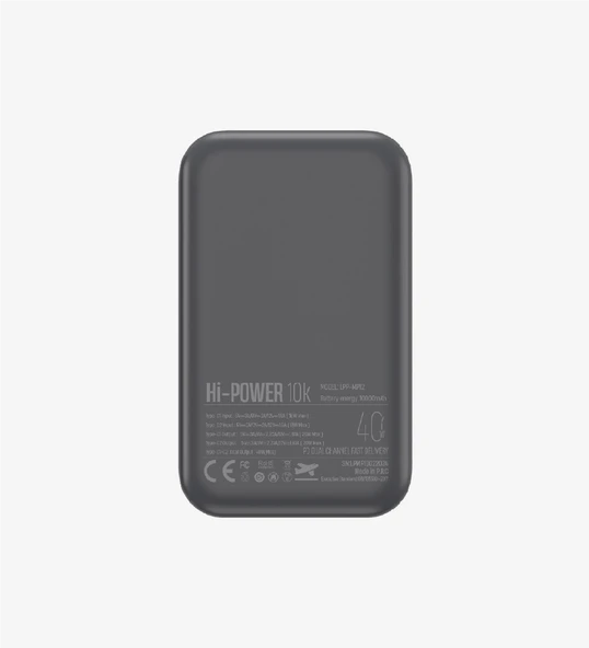 MP12 Premium 40W 10.000 mAh PowerBank - Resim 6