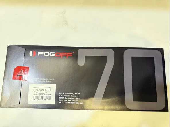 MT HELMETS V-28 V28B BUĞU ÖNLEYİCİ FOGOFF - Resim 2