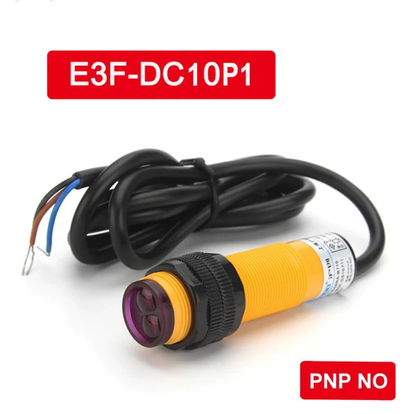 E3F-DS10P1 IR Kızılötesi Mesafe Sensör PNP NO İnfrared Optik 10cm Engel Cisim Algılayıcı Proximity Switch DC 6V/36V Otomasyon Kontrol ürün görseli 1