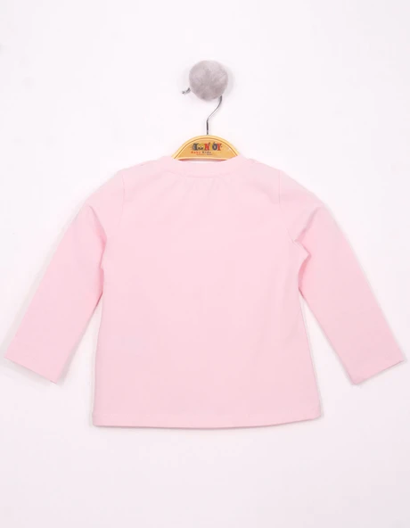Toontoy Kız Bebek Göğsü Nakışlı T-Shirt ürün görseli 1