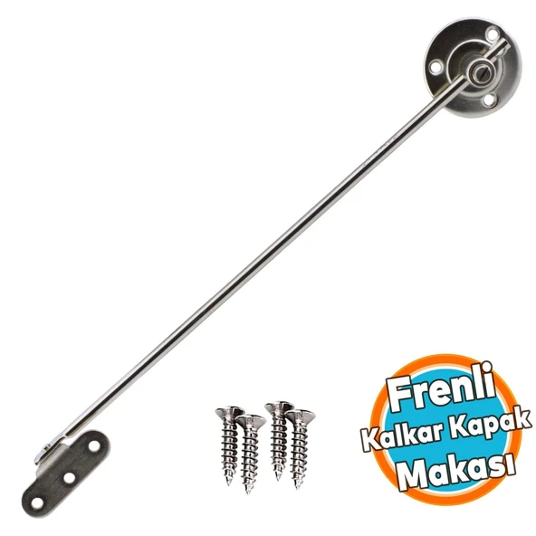 Frenli Kalkar Kapak Makası Dolap Çekmece Metal 25 Cm Sessiz Açma Kapama Amortisör Piston Bar 25 cm ürün görseli 1