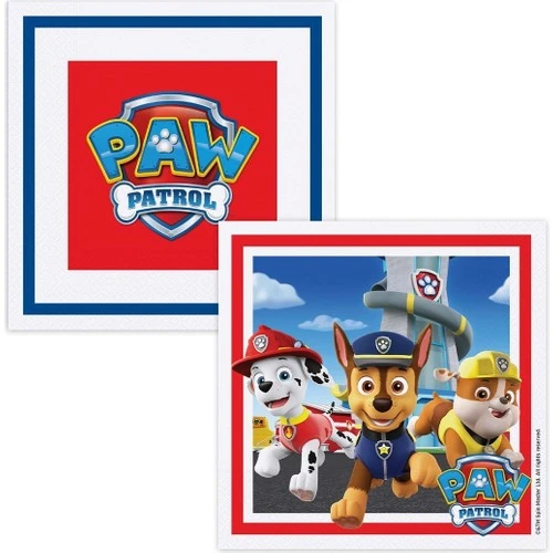 Paw Patrol Refresh Lisanslı Kağıt Peçete 33x33cm (16 Ad) ürün görseli 1