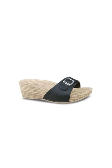 Ceyo 9873-8 Dolgu Topuk Anatomik Taban Kadın Terlik Siyah 36-40 ürün görseli 1